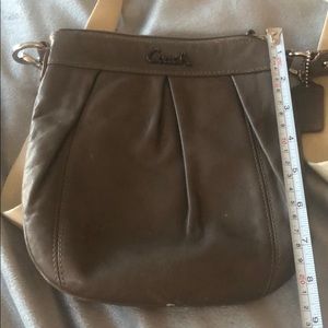 Genuine leather Coach cross body bag